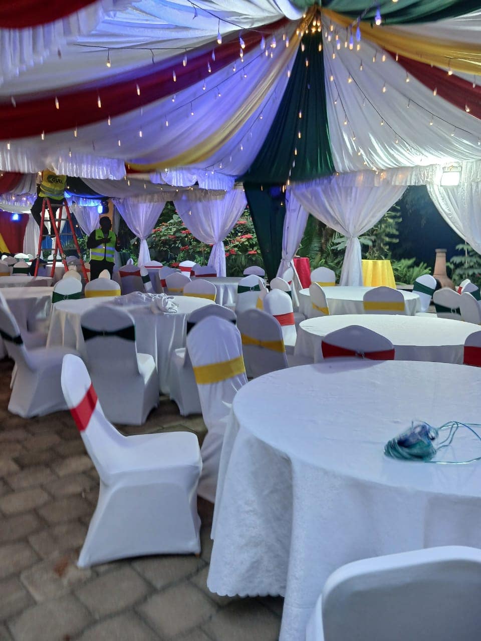 Marquee Banquet Setup